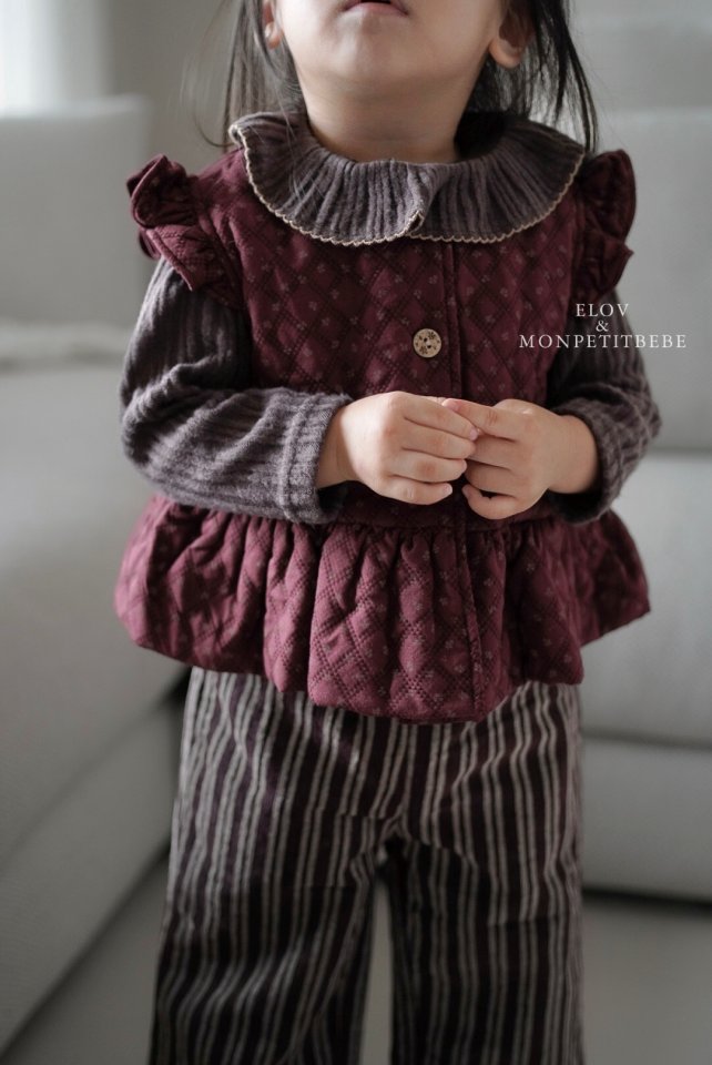 Mon Petit Bebe - Korean Baby Fashion - #onlinebabyshop - Louanne Frill Tee - 7