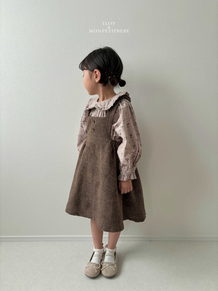 Mon Petit Bebe - Korean Baby Fashion - #onlinebabyshop - Lua Frill Blouse - 5