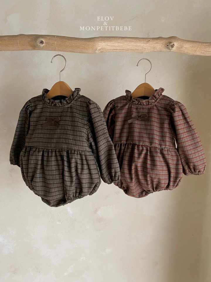 Mon Petit Bebe - Korean Baby Fashion - #smilingbaby - Monde Ribbon Suit - 3