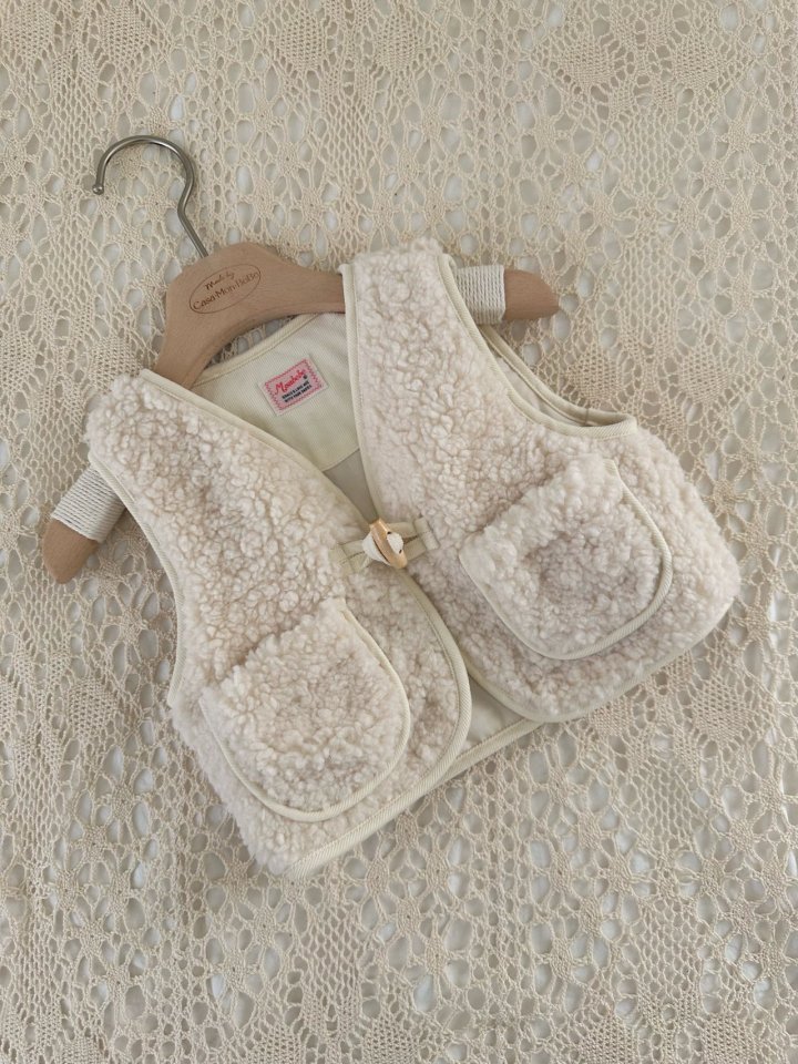 Monbebe - Korean Baby Fashion - #babyboutique - Bebe Wool Vest - 6