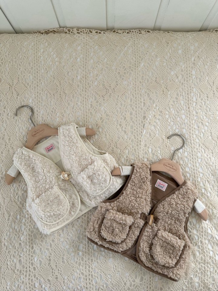 Monbebe - Korean Baby Fashion - #babyclothing - Bebe Wool Vest - 8