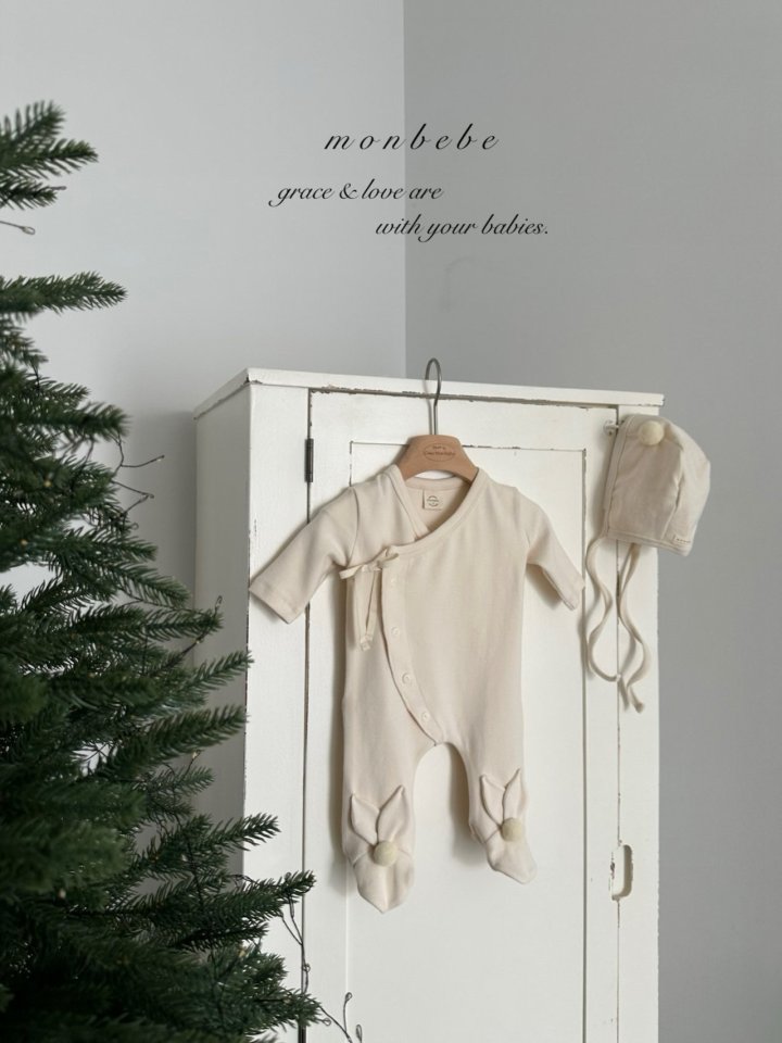 Monbebe - Korean Baby Fashion - #babyfashion - Bunny Toe Suit - 2