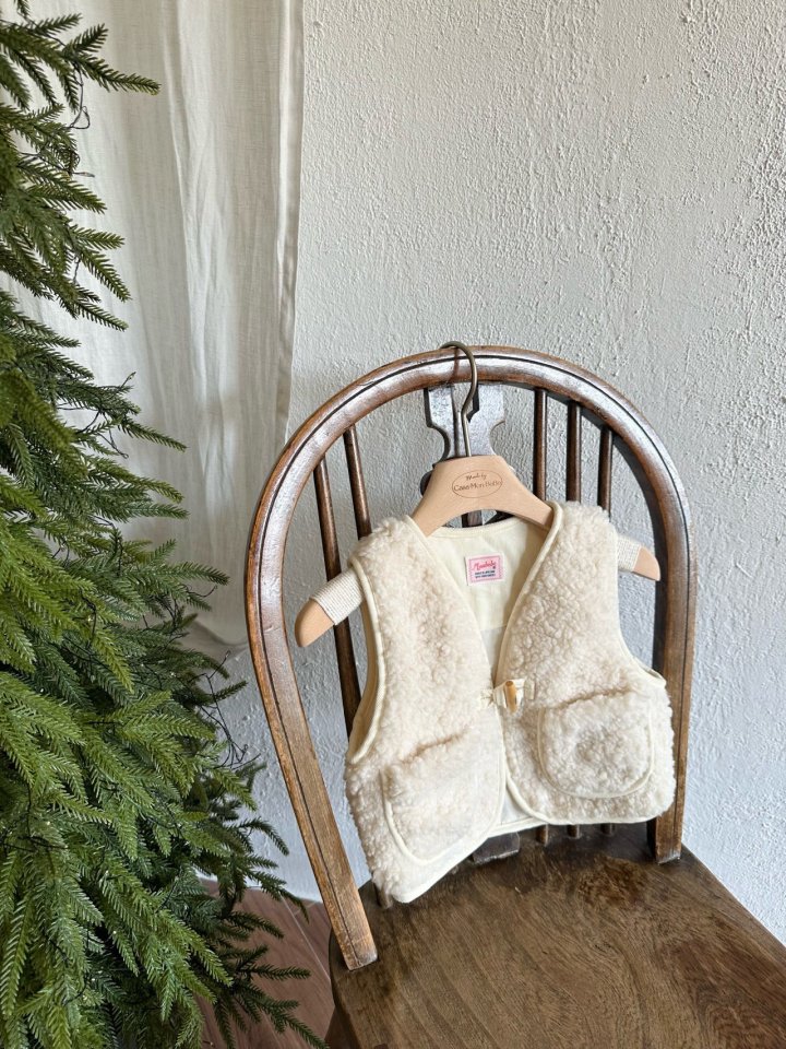 Monbebe - Korean Baby Fashion - #babygirlfashion - Bebe Wool Vest - 11