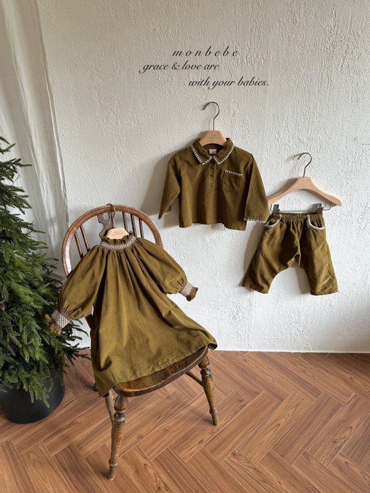 Monbebe - Korean Baby Fashion - #babygirlfashion - Charlotte Smock One-piece - 10