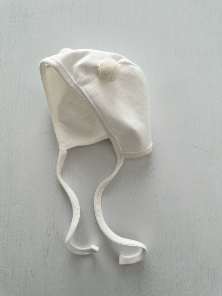 Monbebe - Korean Baby Fashion - #babygirlfashion - Pom Pom Bonnet - 4