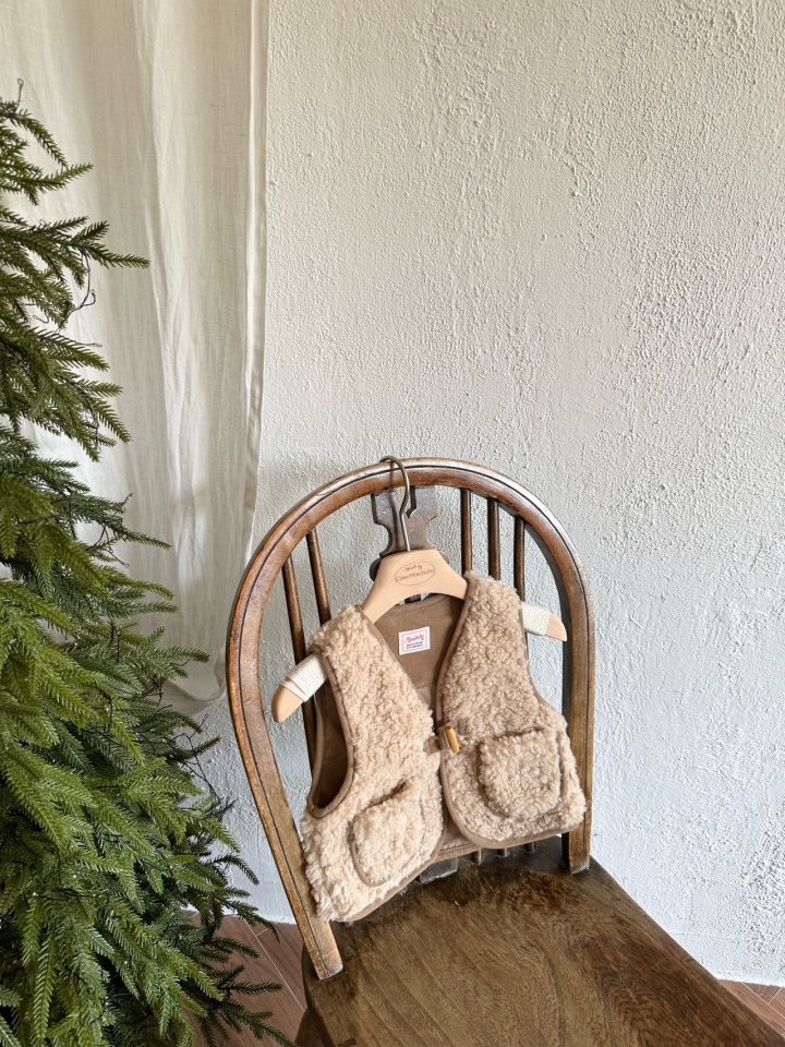 Monbebe - Korean Baby Fashion - #babylifestyle - Bebe Wool Vest - 12