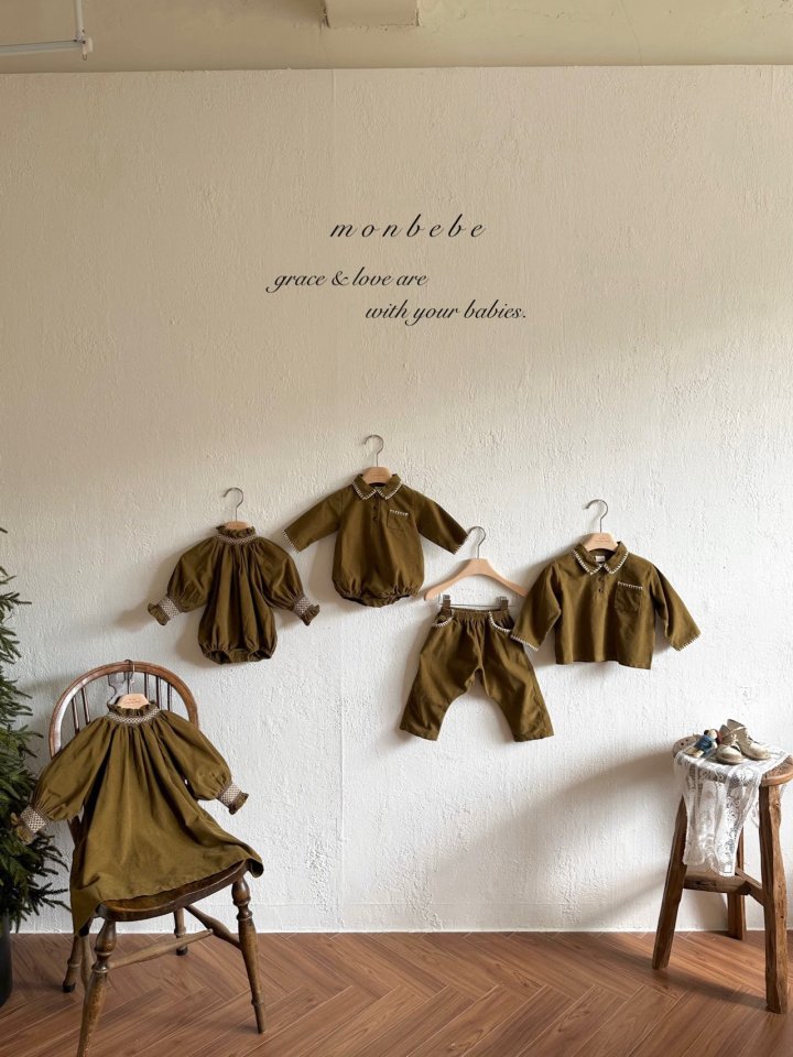 Monbebe - Korean Baby Fashion - #babylifestyle - Charlotte Smock One-piece - 11