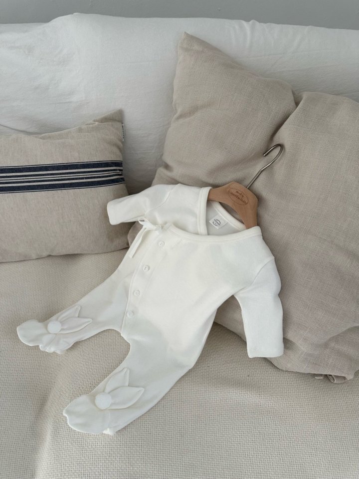 Monbebe - Korean Baby Fashion - #babyootd - Bunny Toe Suit - 7