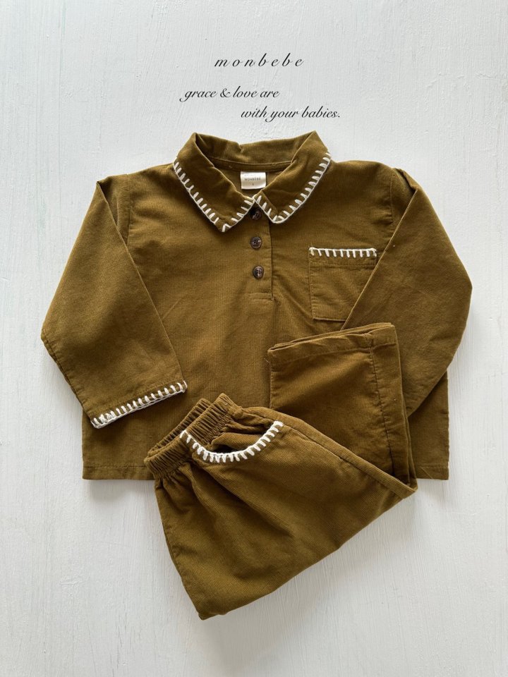 Monbebe - Korean Baby Fashion - #babyootd - Louis Melo Shirt - 10