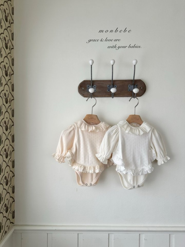 Monbebe - Korean Baby Fashion - #babyoutfit - Joy Frill Suit - 3