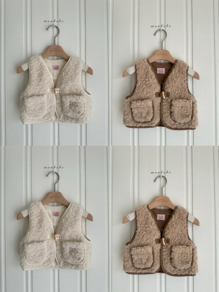 Monbebe - Korean Baby Fashion - #babyoutfit - Bebe Wool Vest