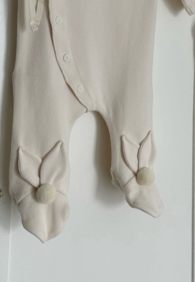 Monbebe - Korean Baby Fashion - #babywear - Bunny Toe Suit - 10