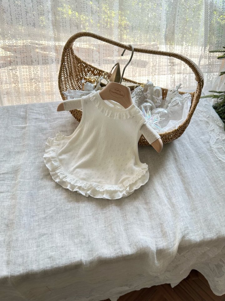 Monbebe - Korean Baby Fashion - #onlinebabyshop - Frill Vest - 6