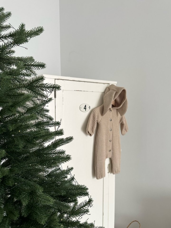 Monbebe - Korean Baby Fashion - #onlinebabyshop - Bunny Knit Suit - 5