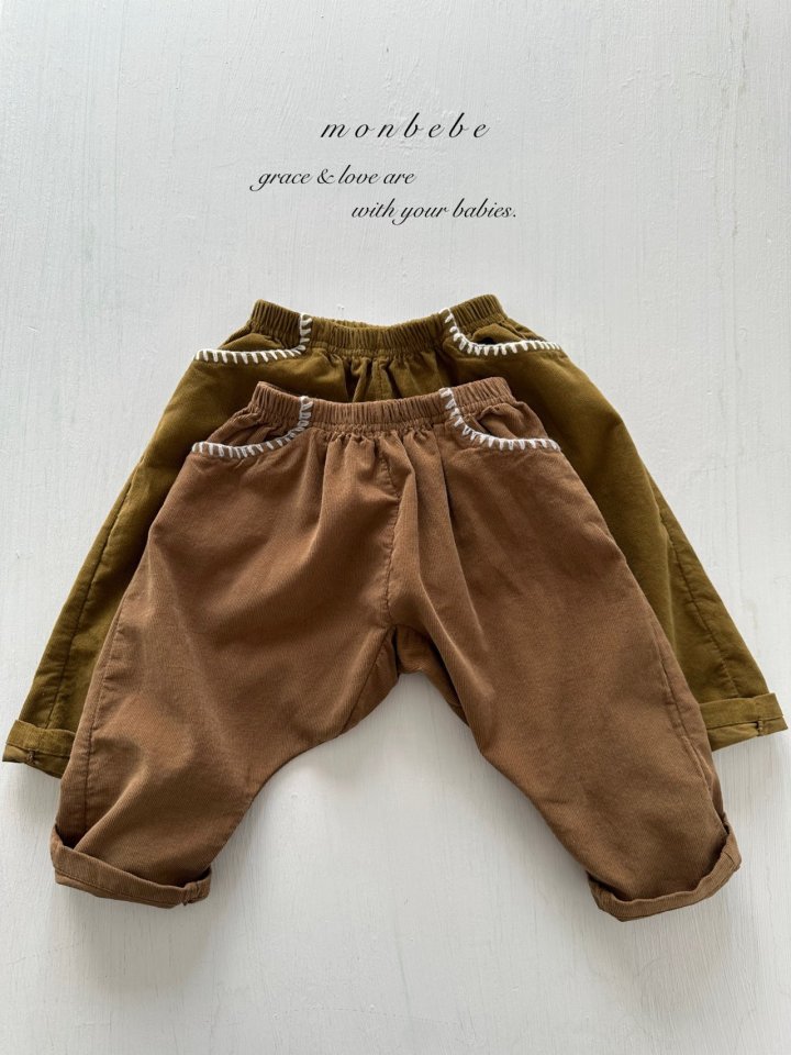 Monbebe - Korean Baby Fashion - #onlinebabyshop - Louis Melo Pants