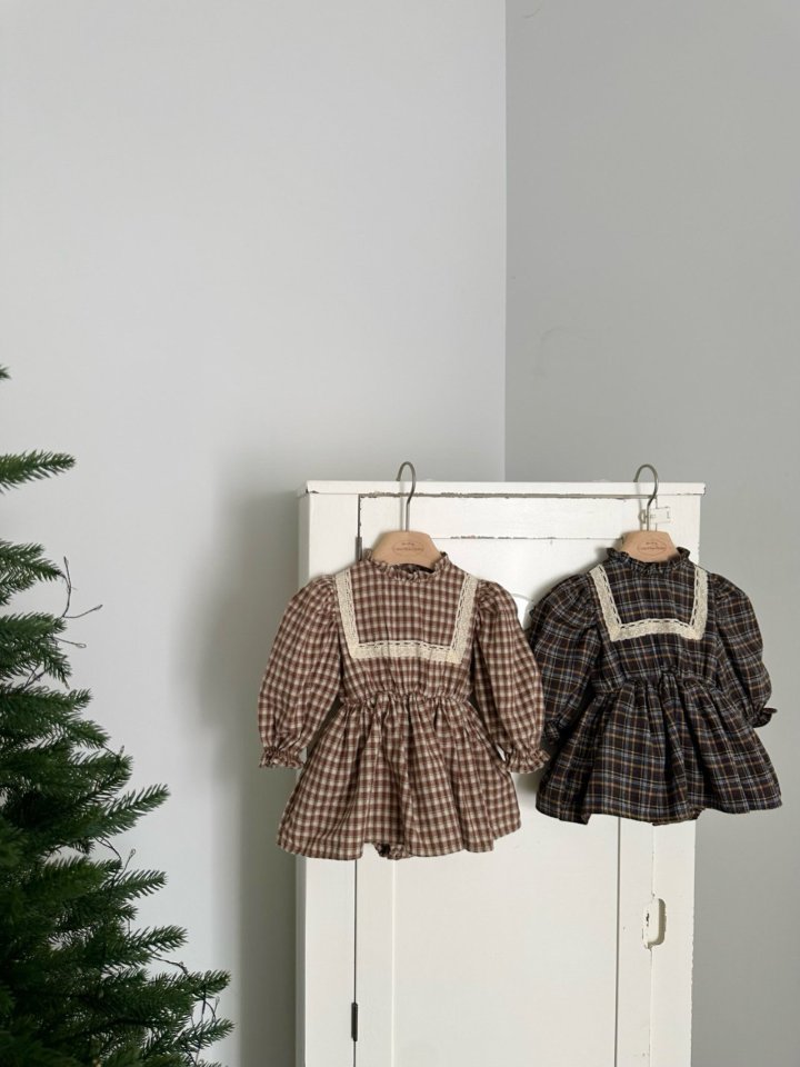 Monbebe - Korean Baby Fashion - #smilingbaby - Lope Check Suit - 8