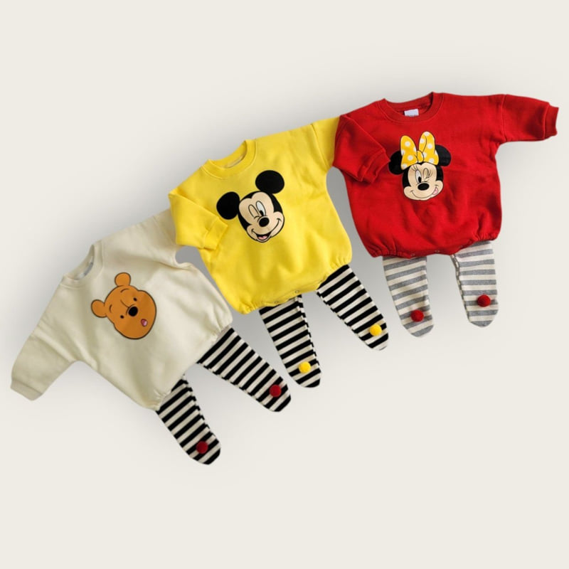 Moran - Korean Baby Fashion - #babyboutique - Friends Suit Set - 10