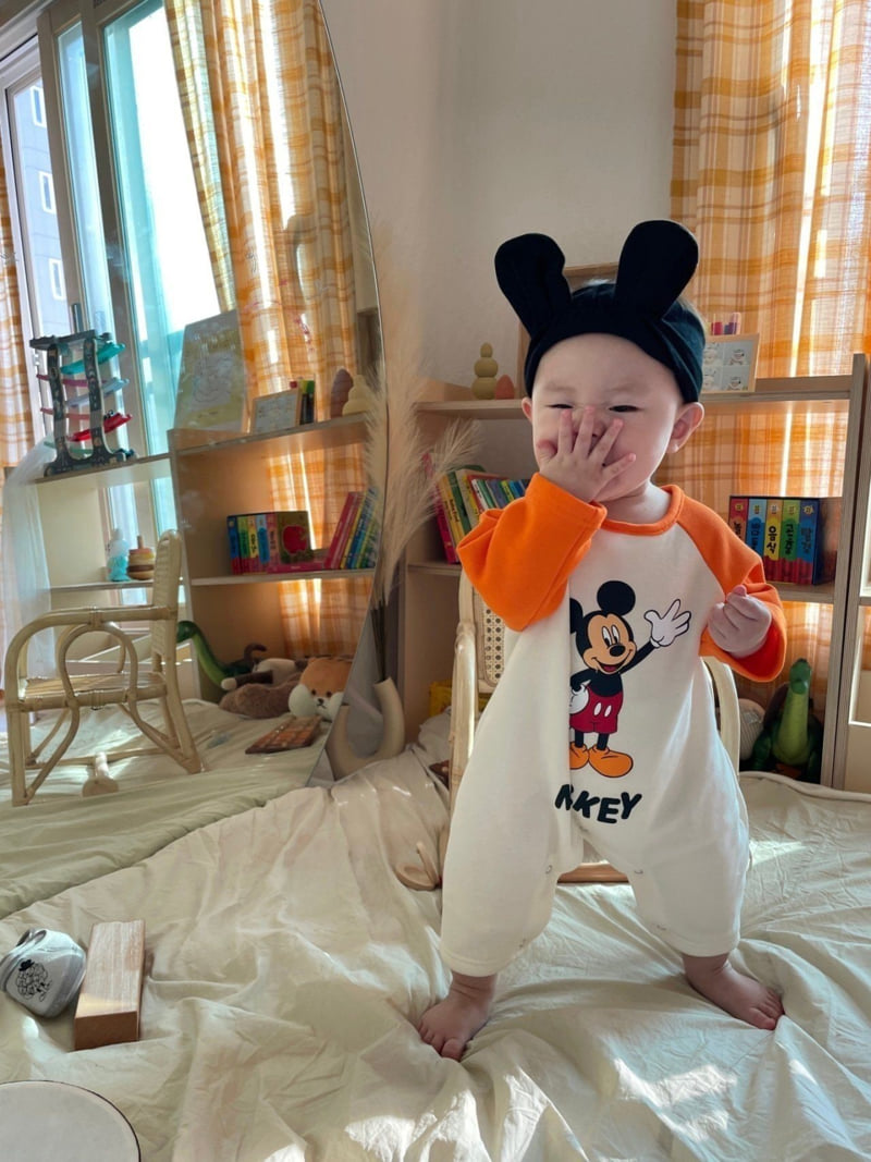 Moran - Korean Baby Fashion - #babyclothing - Fleece Hello M Suit Set - 2
