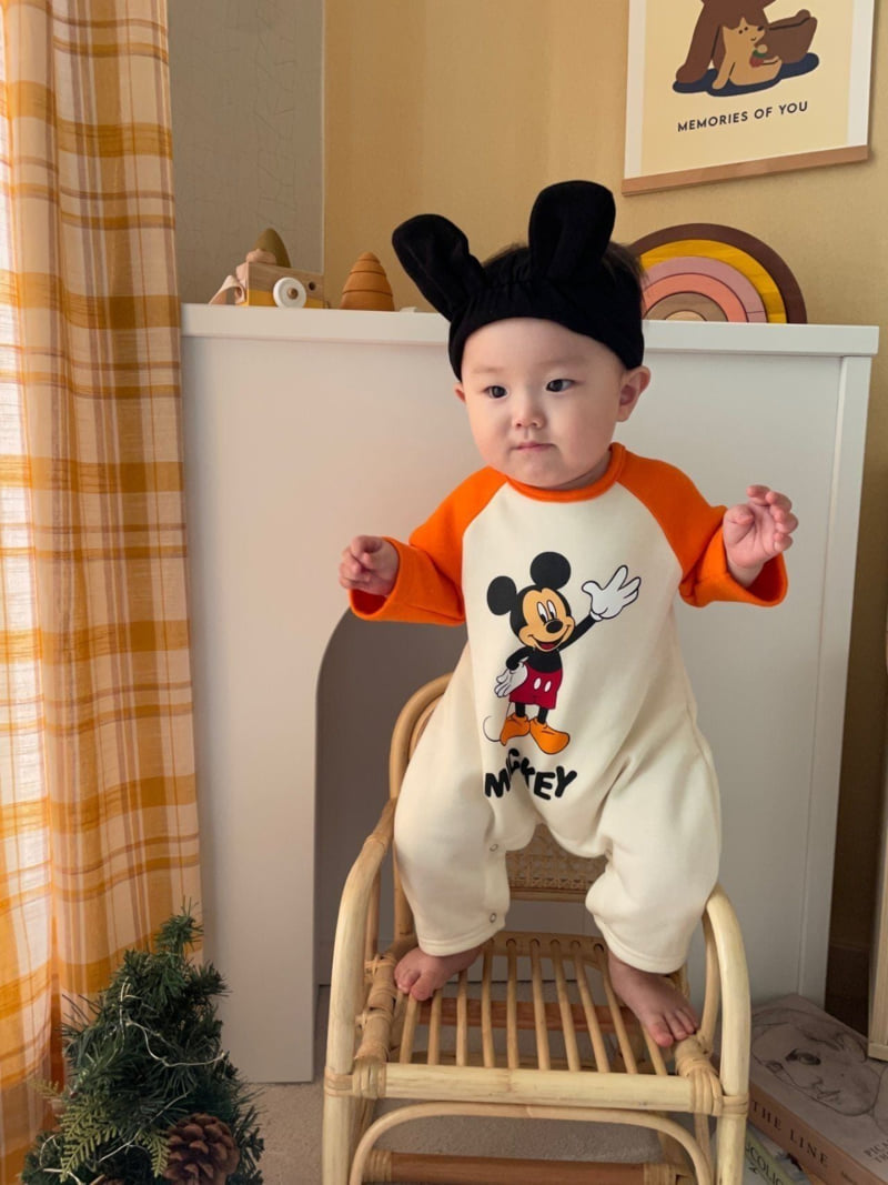 Moran - Korean Baby Fashion - #babyfashion - Fleece Hello M Suit Set - 3