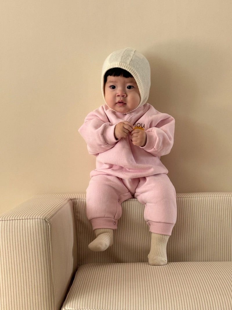 Moran - Korean Baby Fashion - #babyfashion - Fleece You Smile Suit - 2