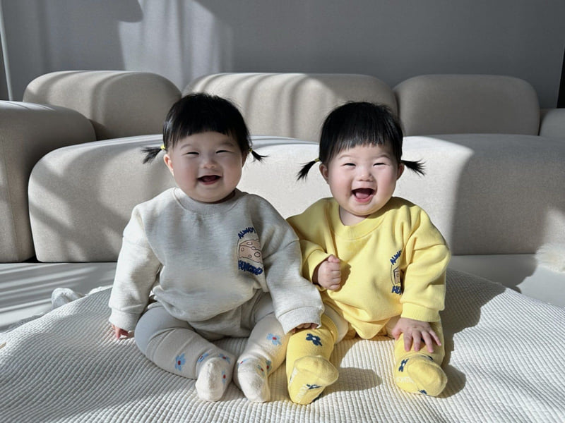 Moran - Korean Baby Fashion - #babyfever - Fleece Cheese Jerry Suit - 2