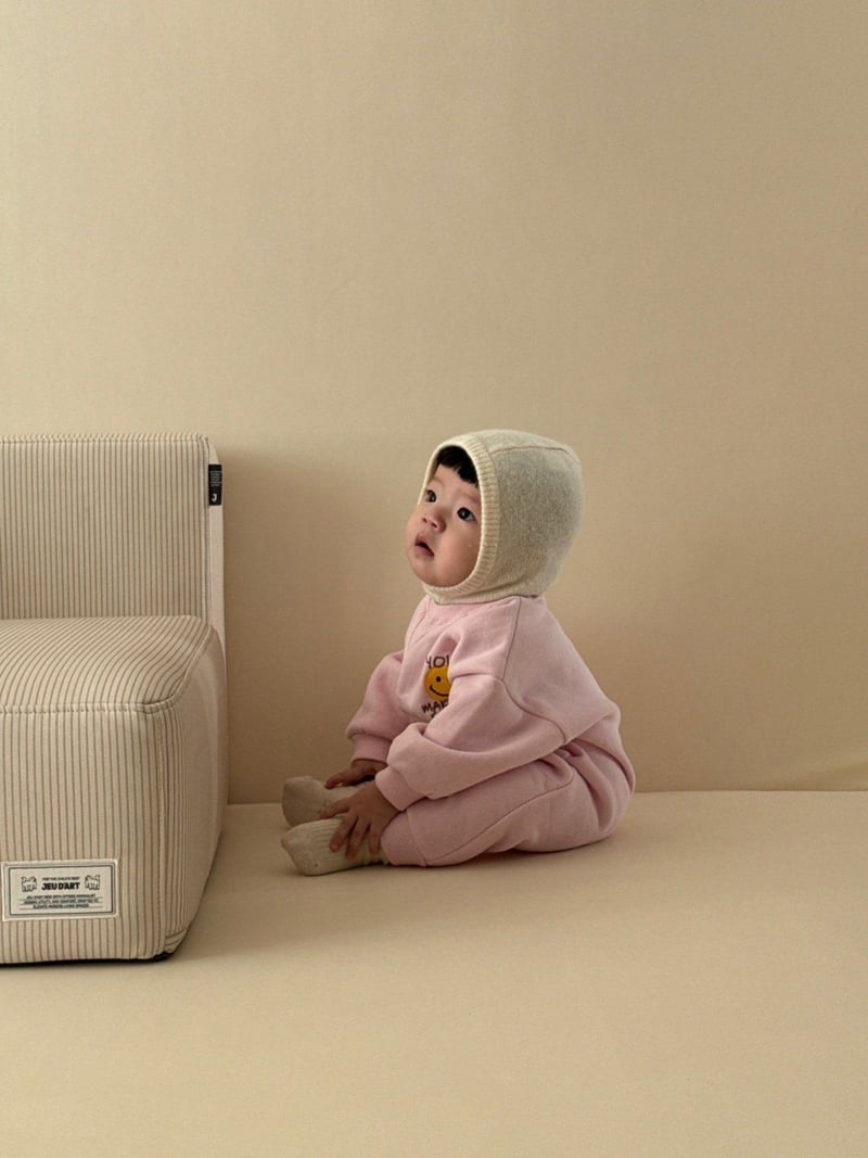 Moran - Korean Baby Fashion - #babyfever - Fleece You Smile Suit - 4