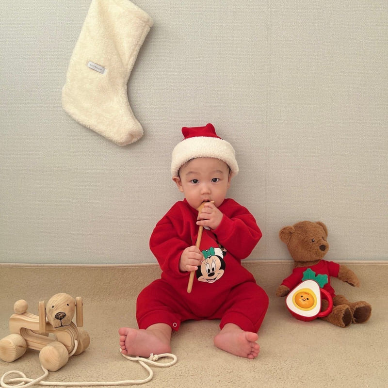 Moran - Korean Baby Fashion - #babygirlfashion - Rudolph Suit Set
