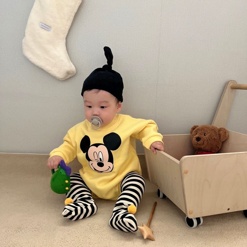 Moran - Korean Baby Fashion - #babyootd - Friends Suit Set - 3