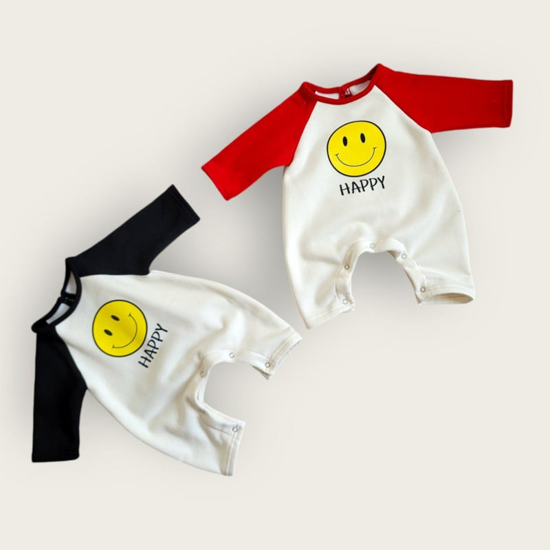 Moran - Korean Baby Fashion - #babyoutfit - Fleece Smile Suit - 10