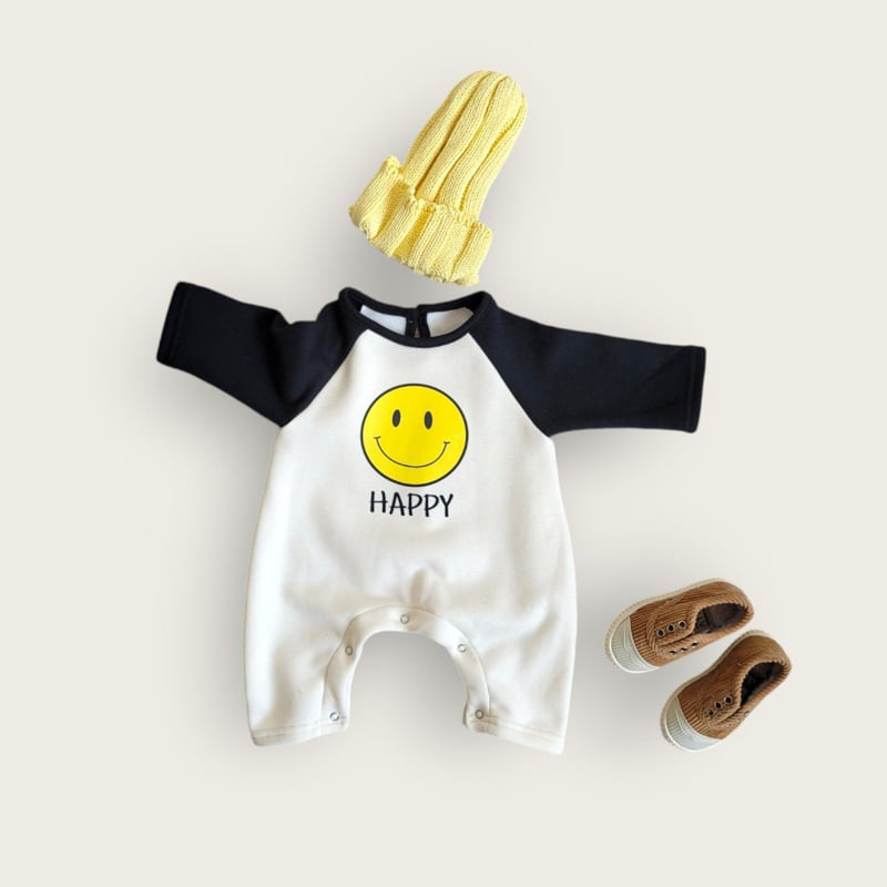 Moran - Korean Baby Fashion - #babyoutfit - Fleece Smile Suit - 11