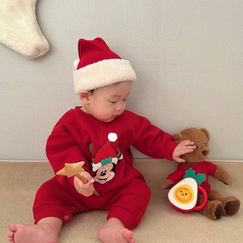 Moran - Korean Baby Fashion - #babyoutfit - Rudolph Suit Set - 6