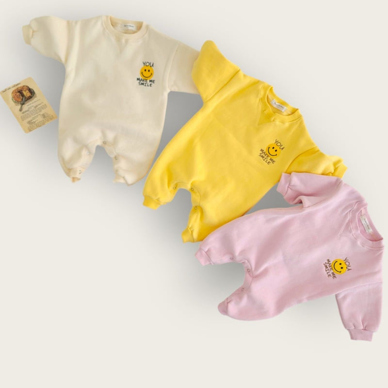 Moran - Korean Baby Fashion - #babywear - Fleece You Smile Suit - 10