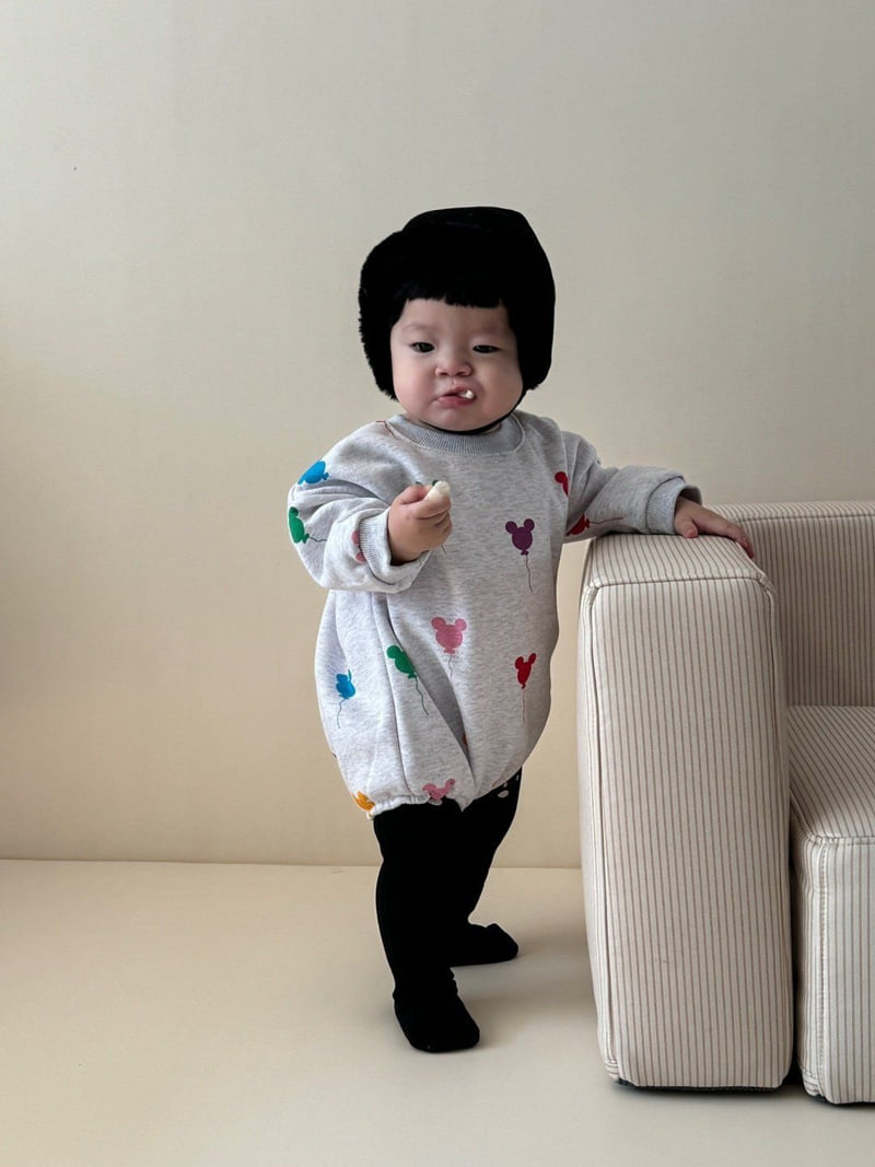 Moran - Korean Baby Fashion - #babywear - Fleece Balloon Suit - 8