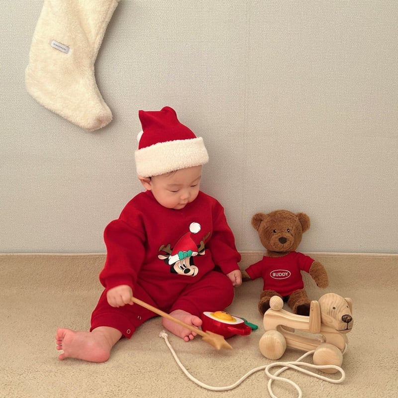 Moran - Korean Baby Fashion - #babywear - Rudolph Suit Set - 7