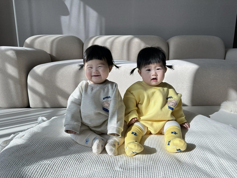 Moran - Korean Baby Fashion - #onlinebabyshop - Fleece Cheese Jerry Suit - 11