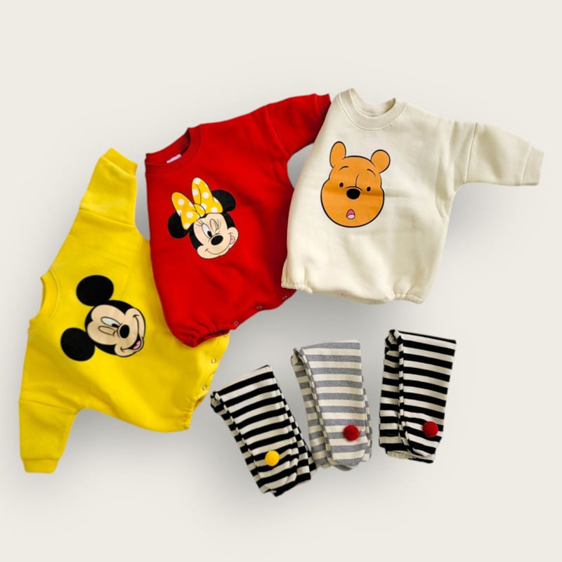 Moran - Korean Baby Fashion - #smilingbaby - Friends Suit Set - 9