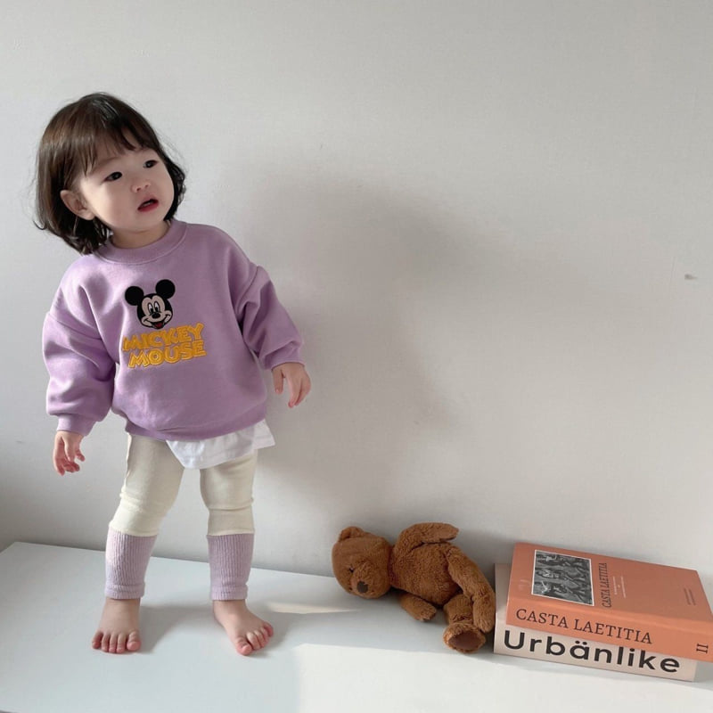 Moran - Korean Children Fashion - #childofig - Fleece Point M Top Bottom Set - 5