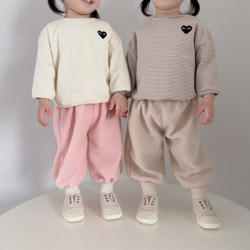 Moran - Korean Children Fashion - #childofig - Fleece Pants - 2