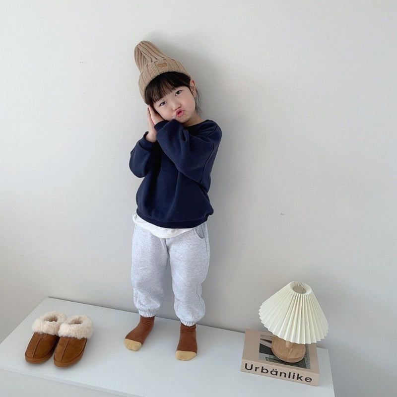 Moran - Korean Children Fashion - #childofig - Weekday Fleece Jogger Pants