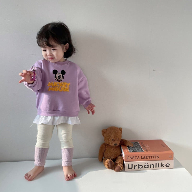 Moran - Korean Children Fashion - #childrensboutique - Fleece Point M Top Bottom Set - 6