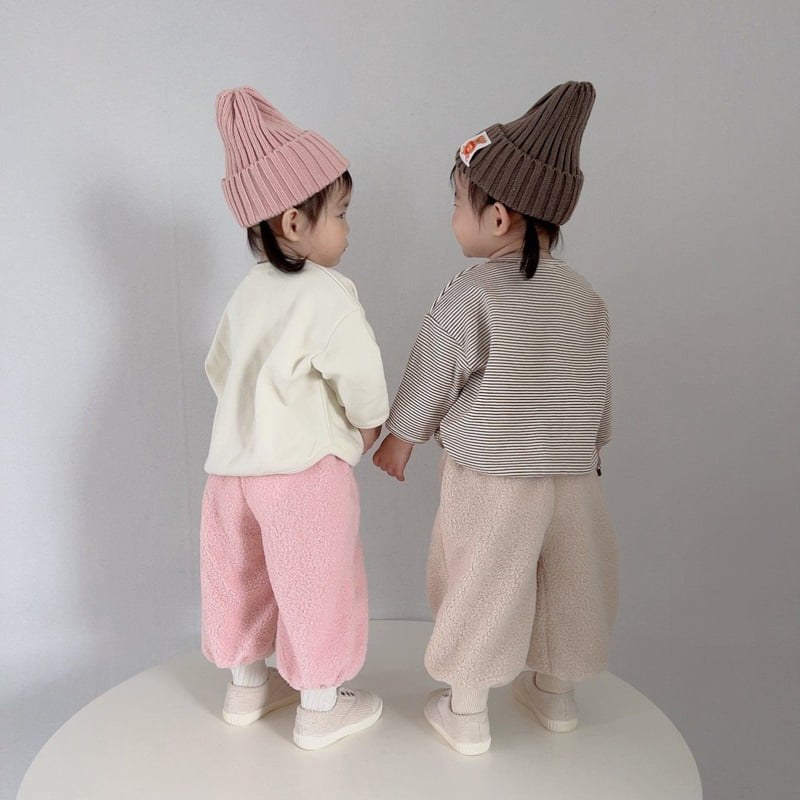 Moran - Korean Children Fashion - #designkidswear - Fleece Pants - 5