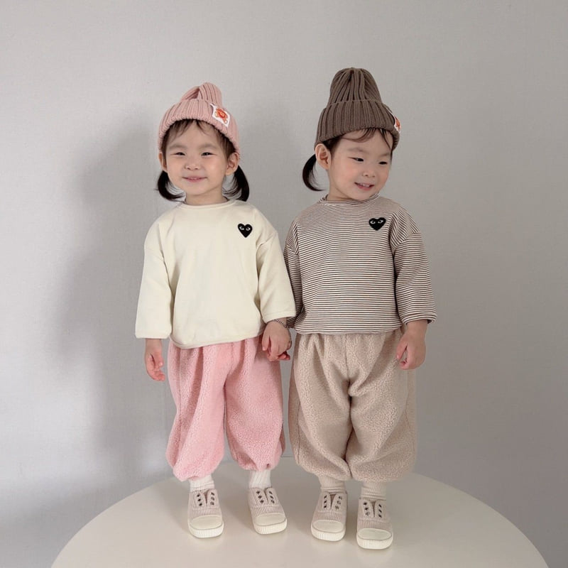 Moran - Korean Children Fashion - #fashionkids - Fleece Pants - 7