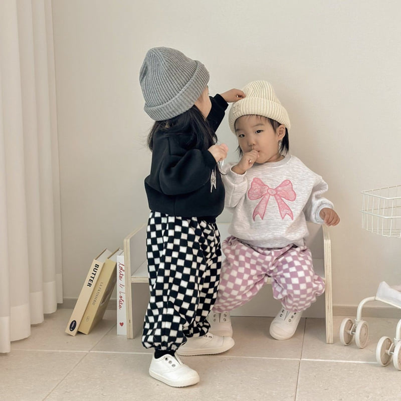 Moran - Korean Children Fashion - #fashionkids - Check Pants - 2