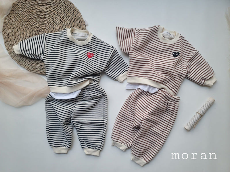 Moran - Korean Children Fashion - #kidsshorts - Fleece Basic Top Bottom Set - 11