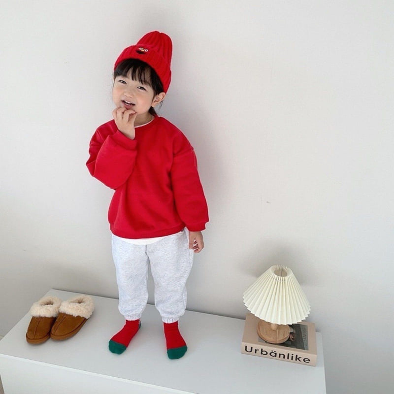 Moran - Korean Children Fashion - #kidsshorts - Weekday Fleece Sweatshirt - 6