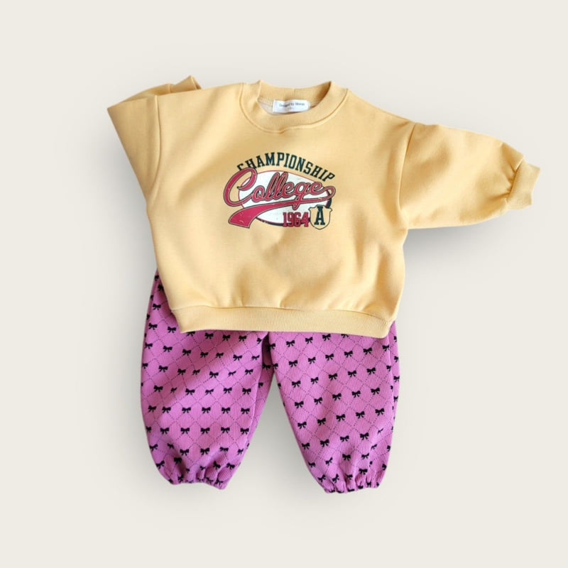 Moran - Korean Children Fashion - #kidsshorts - Champion Fleece Sweatshirt - 5