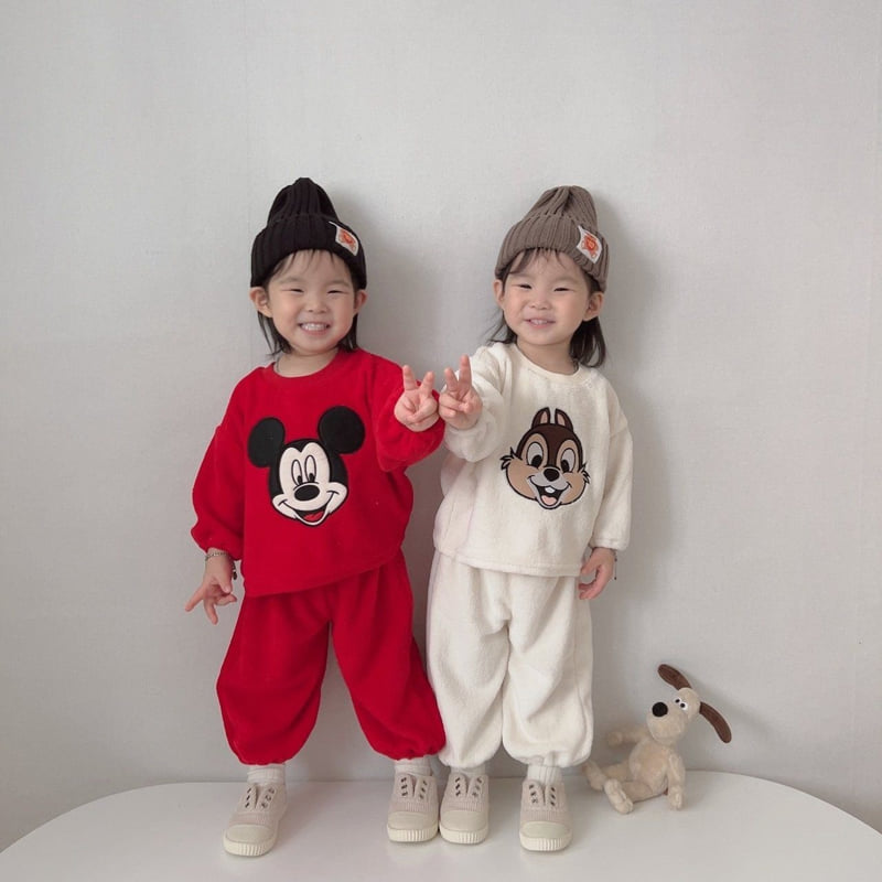 Moran - Korean Children Fashion - #kidsshorts - Pudding Top Bottom Set - 2