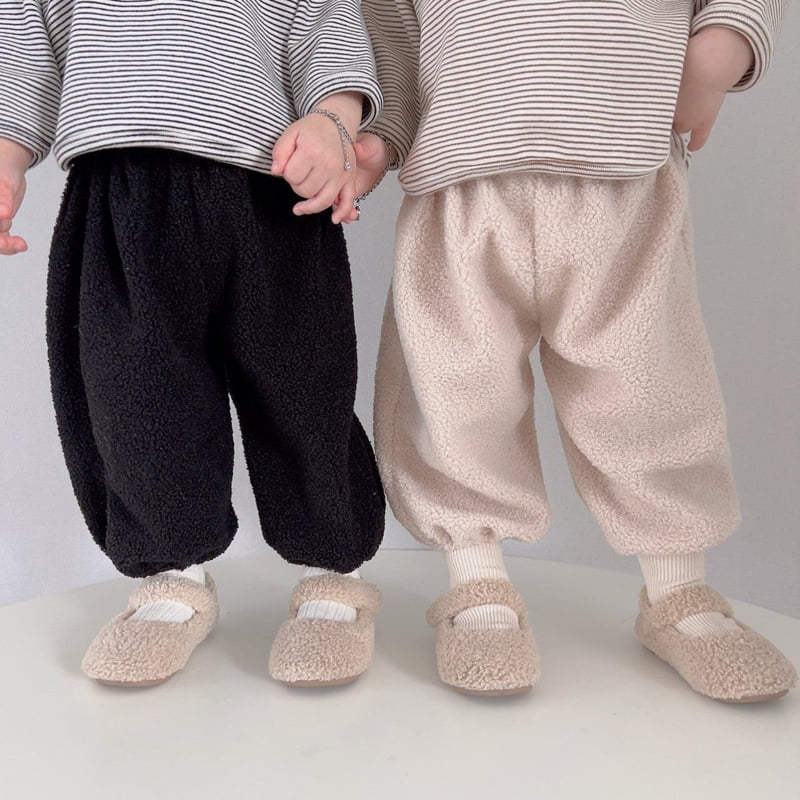 Moran - Korean Children Fashion - #kidsstore - Fleece Pants - 9