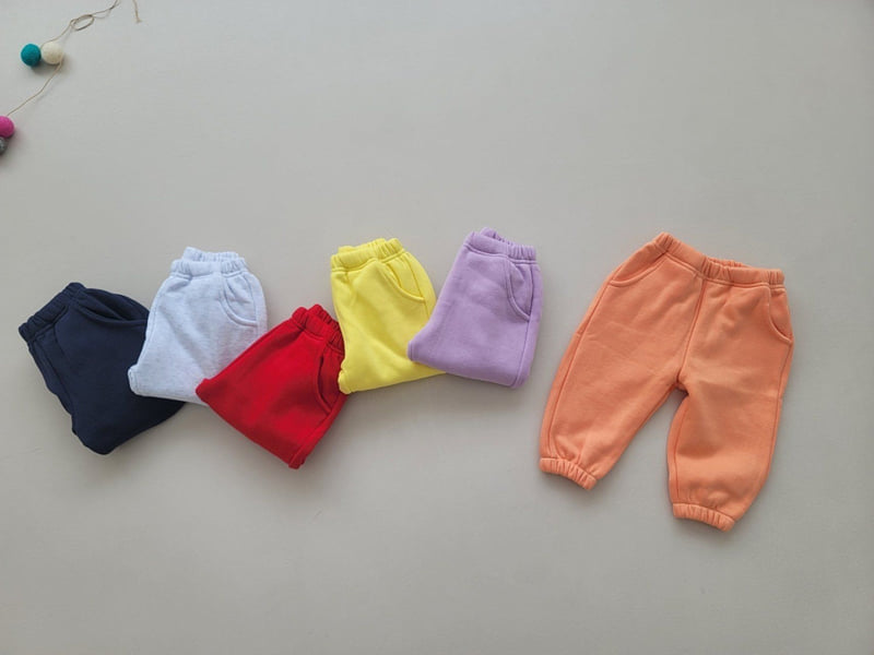 Moran - Korean Children Fashion - #kidsstore - Weekday Fleece Jogger Pants - 8