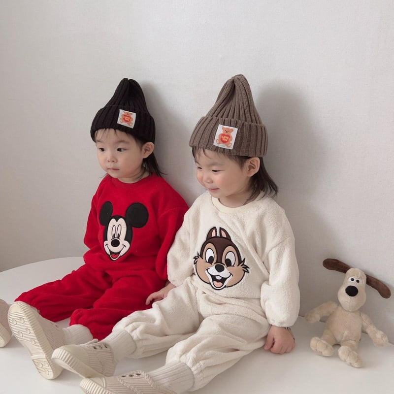 Moran - Korean Children Fashion - #kidsstore - Pudding Top Bottom Set - 3